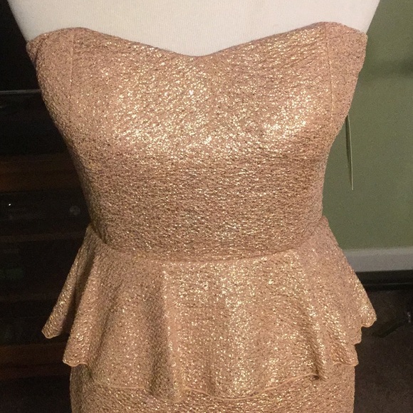Rose Gold Party Dress - Picture 2 of 8